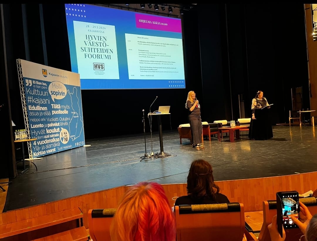 The Forum for Good Relations with the Population was held in Kajaani, Finland