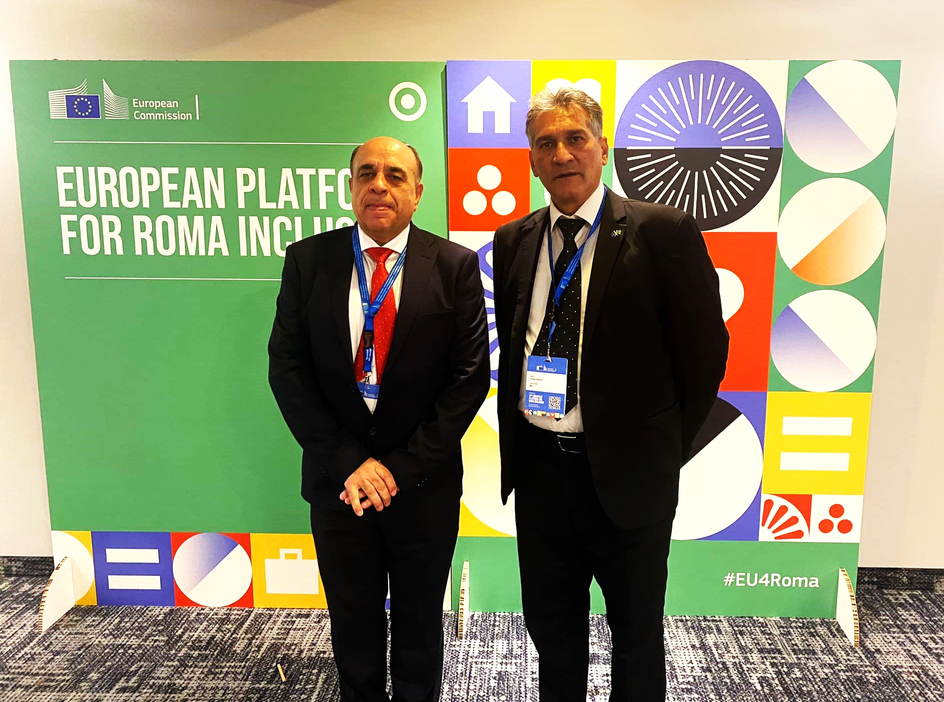 O Prezidento taro IRU Zoran Dimov, participienti an i 17-to Europakiri Platforma baši Romani Inkluzia, organizirimi taro DG JUST tari Evropaki Komisia,